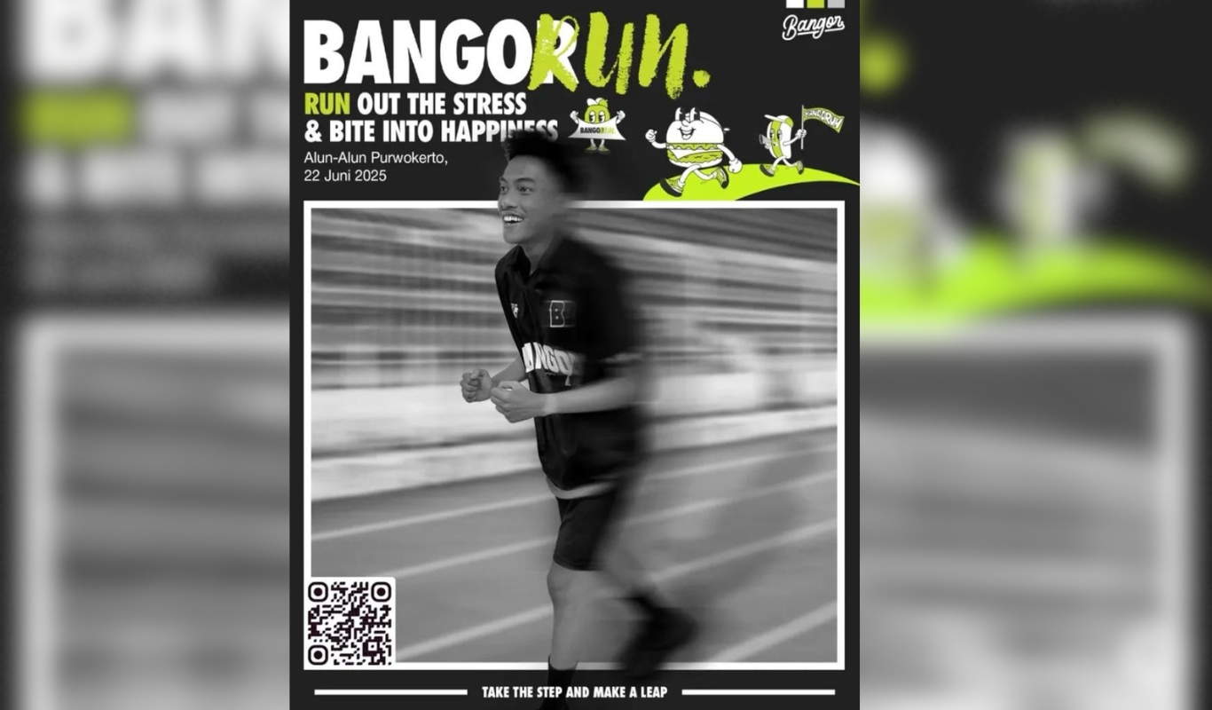 Intip Keseruan Event Lari 2025 Pertama dari Burger Bangor ‘Bangor Run’ di Purwokerto!